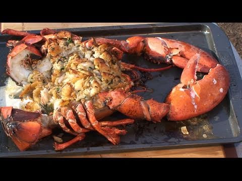 Baked Stuffed Lobster recipe by the BBQ Pit Boys