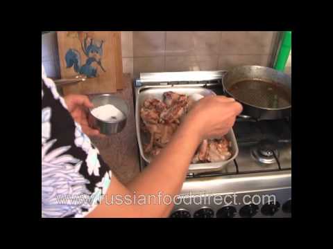 Russian Food Recipe – Baked Rabbit