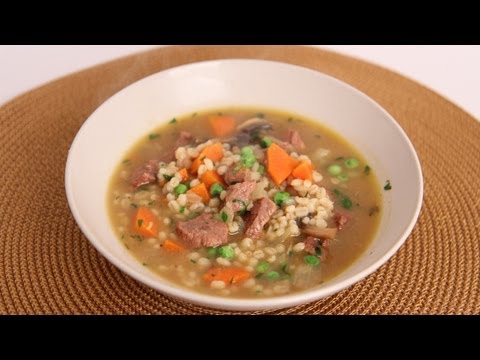 Beef & Barley Soup Recipe – Laura Vitale – Laura in the Kitchen Episode 523