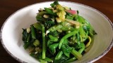 Korean spinach side dish (Sigeumchinamul:시금치나물)