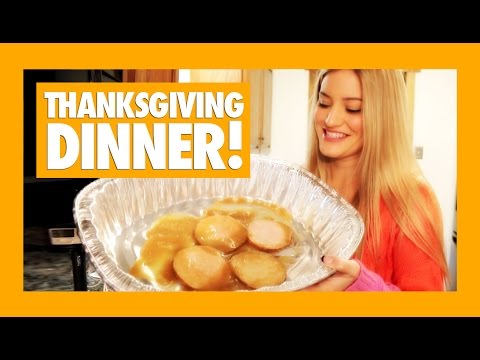 How to Make a Simple Thanksgiving Dinner | iJustine Cooking