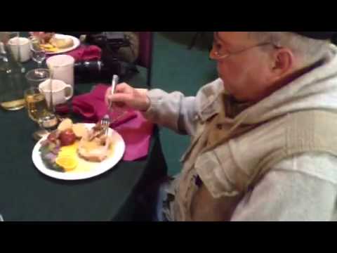 Main course of the five course meal meal at Thunder Bay Res