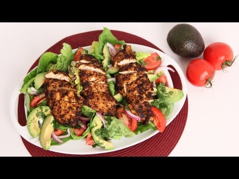 Spicy Grilled Chicken Salad with Avocado – Laura Vitale – Laura in the Kitchen Episode 595