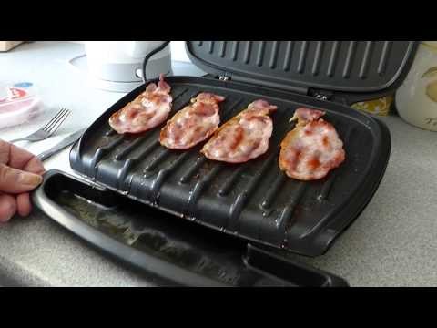 How to cook healthier bacon in the George Forman