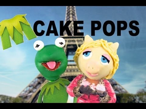 MUPPETS CAKE POPS! Make Kermit & Miss Piggy MUPPETS CakePops with Cupcake Addiction