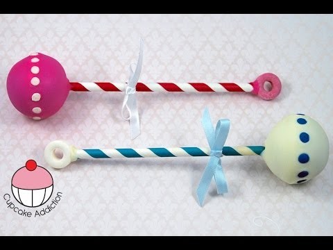 Baby Rattle Cake Pops! Make Cute Baby Shower Treats – A Cupcake Addiction How To Tutorial