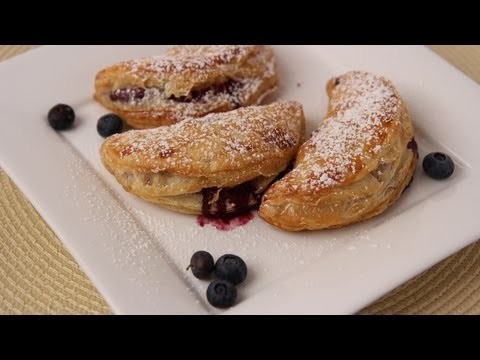 Homemade Blueberry Turnovers Recipe – Laura Vitale – Laura in the Kitchen Episode 419