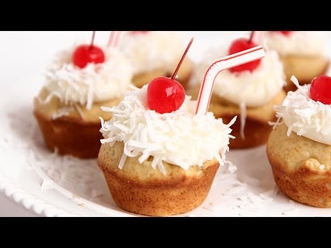 Pina Colada Cupcakes Recipe – Laura Vitale – Laura in the Kitchen Episode 793