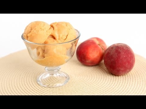 Homemade Peach Sorbet Recipe – Laura Vitale – Laura in the Kitchen Episode 809