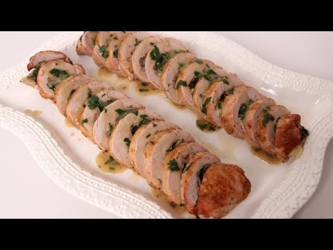 Prosciutto & Spinach Stuffed Pork Tenderloin – Laura Vitale – Laura in the Kitchen Episode 486