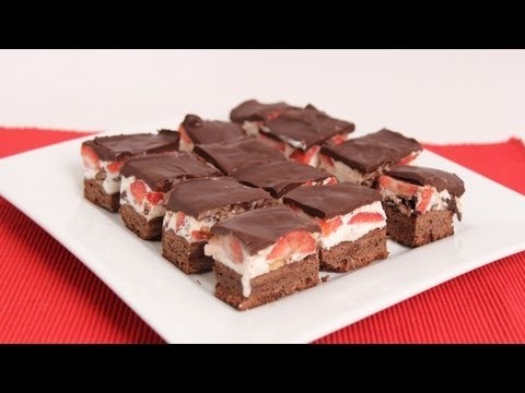 Brownie Ice Cream Bars Recipe – Laura Vitale – Laura in the Kitchen Episode 628