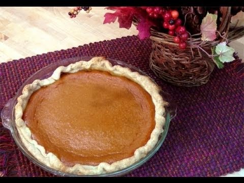 How to Make Homemade Pumpkin Pie from Scratch – Recipe Laura In The Kitchen Episode 63