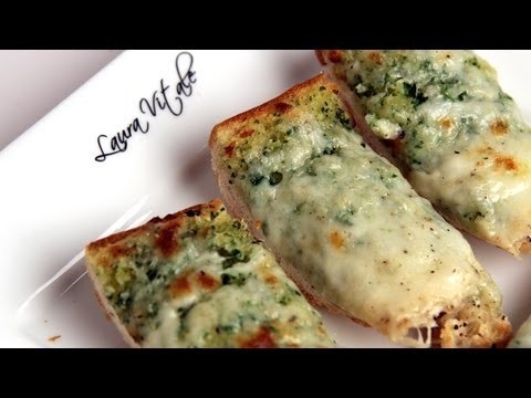Cheesy Garlic Bread Recipe – Laura Vitale – Laura in the Kitchen Episode 288