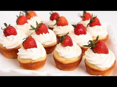 Strawberry Shortcake Cupcakes Recipe – Laura Vitale – Laura in the Kitchen Episode 753