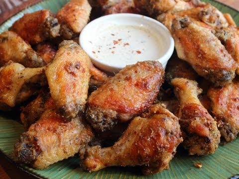 Garlic Parm Hot Wings – Oven-Fried Chicken Wings with Spicy Garlic Parmesan Crust Recipe