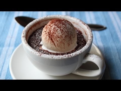 “Minute” Chocolate Mug Cake – Chocolate Almond Coconut Cake in Less Than 60 Seconds!
