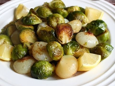 Brussels Sprouts Roasted with Cipollini Onions Recipe – Roasted Brussels Sprouts