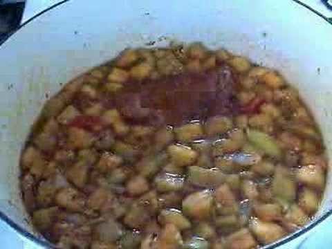 Braised Lamb and Eggplant Cous Cous