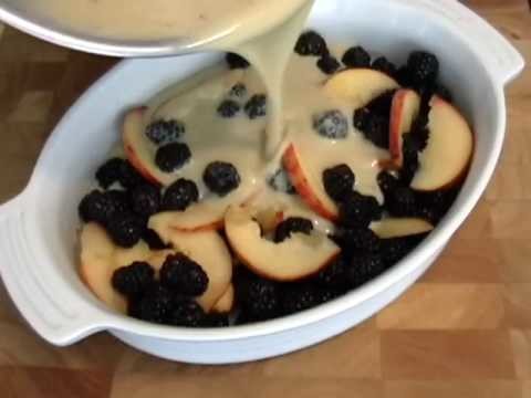 Peach Blackberry Flognarde Recipe