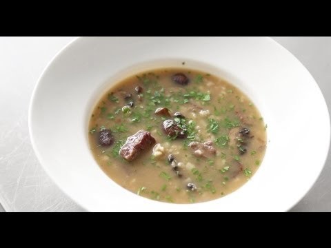 Roasted Beef, Mushroom, and Barley Soup | Everyday Food with Sarah Carey