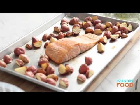 Arugula with Roasted Salmon and New Potatoes | Everyday Food with Sarah Carey
