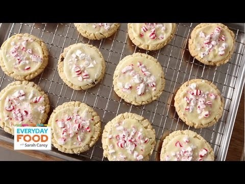 Christmas Peppermint-Chocolate Sugar Cookies | Holiday Recipes | Everyday Food with Sarah Carey