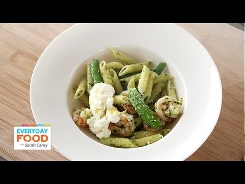 Shrimp and Penne with Spring Herb Pesto | Everyday Food with Sarah Carey