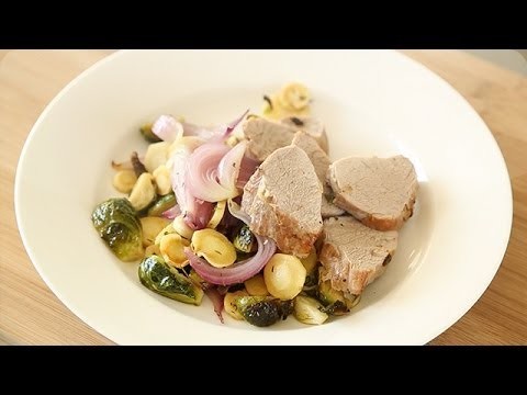 Pork Tenderloin with Roasted Fall Vegetables – Everyday Food with Sarah Carey