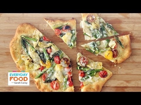 Rustic Springtime Vegetable Pizza – Everyday Food with Sarah Carey