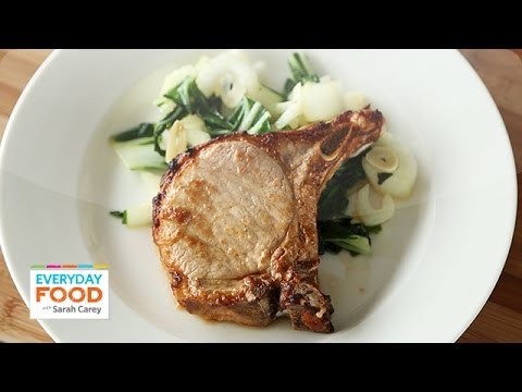 Soy Ginger Pork Chops with Stir-Fried Bok Choy – Everyday Food with Sarah Carey