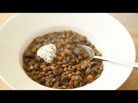 Mushroom and Lentil Soup – Everyday Food with Sarah Carey