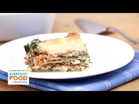 Spinach and Prosciutto Lasagna Recipe – Everyday Food with Sarah Carey