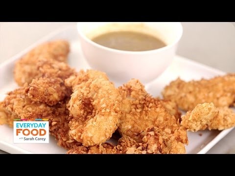Corn Tortilla Crusted Chicken Tenders – Everyday Food with Sarah Carey
