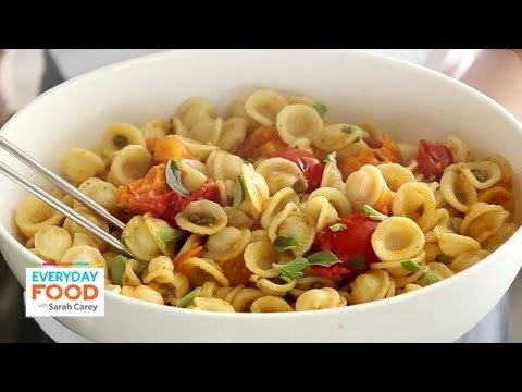 Pasta with Roasted Tomatoes and Capers – Everyday Food with Sarah Carey