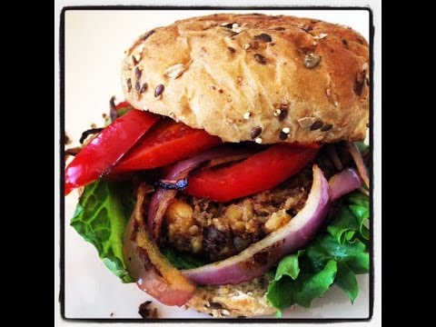 How to make Tasty Vegan Hamburger? Lentils Burger Recipe