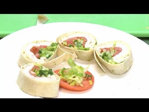 How to Make Sliced Sandwich Wraps : Chicken Salads & Sandwiches
