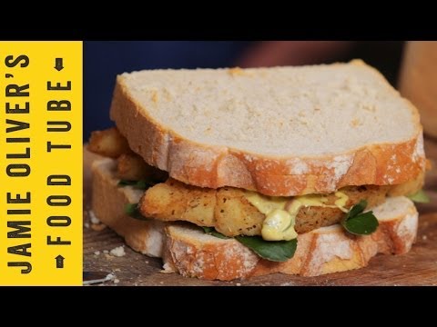 Southern Fried Fish Finger Sandwich | Aaron Craze