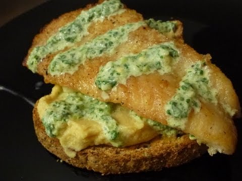 Mothers Day Recipes – Pan Fried Fish Open Sandwich