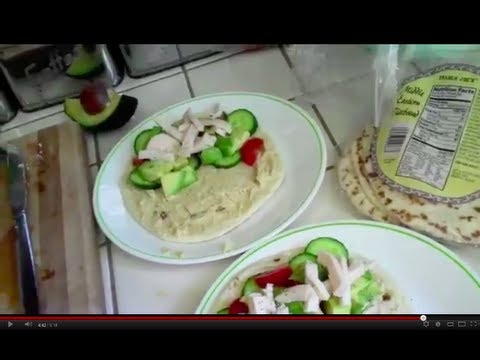 Easy Healthy Pita Sandwich Lunch by CHERRY DOLLFACE