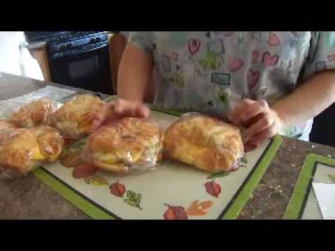 How to make a Breakfast Croissant Sandwich