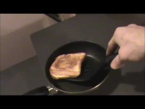 making grilled cheese on my wood stove
