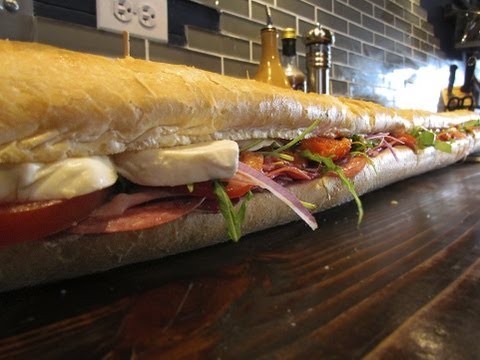 A Monster of an Italian Sub Sandwich