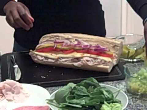Nikki’s Famous Sandwich Shop – How to Make A Deli Sub Sandwich