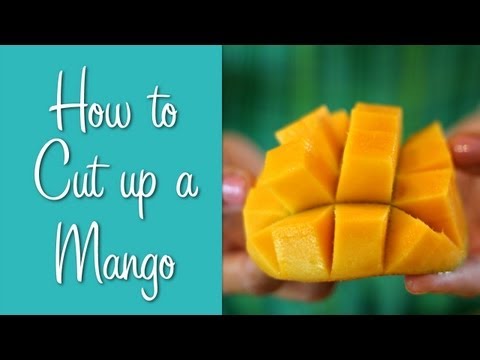 How To Cut Up a Mango, Dangerously! (Learn To Cook)