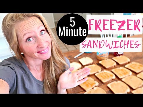 How to Make Freezer Sandwiches | Perfect for Make Ahead School Lunch Ideas
