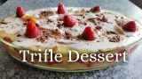 Trifle Dessert With Tennis Biscuits