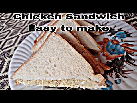 Chicken sandwich|| Chicken, egg sandwich|| how to make chicken Sandwich at home