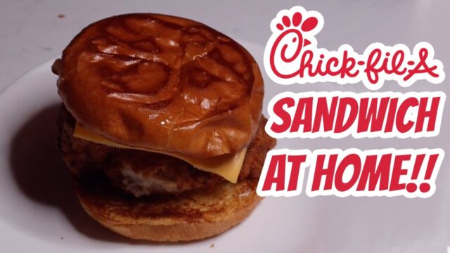 How to Make a Chick-Fil-A Sandwich AT HOME!!!