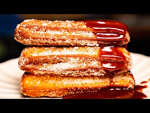 make perfect churros at home , easy Mexican dessert recipe