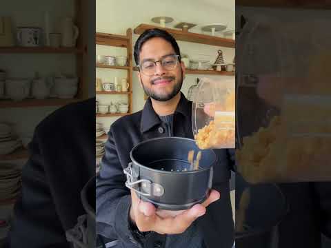 EGGLESS BAKED CHEESECAKE | EPISODE 1 SMALL SERVE DESSERTS #shorts #smallservedesserts